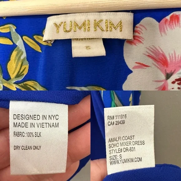 Yumi Kim Soho Mixer Silk Floral Wrap Dress - Picture 9 of 10